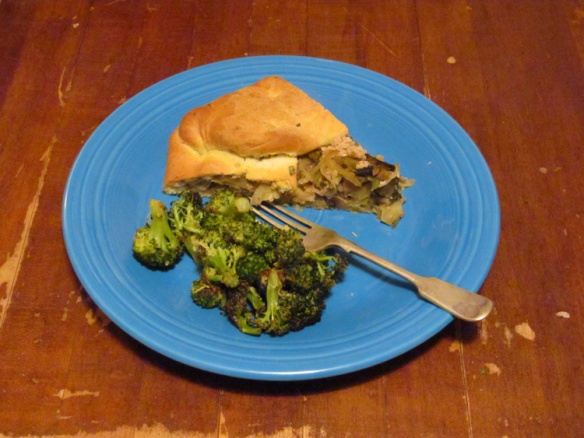 Galette and Roasted Broccoli: Pie in the Woods