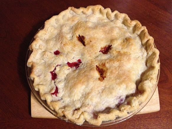 Cranberry Pie. Pie in the Woods